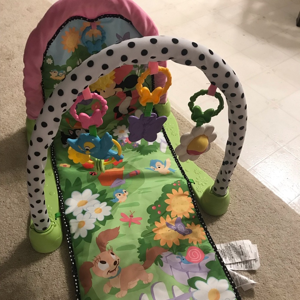 Minnie Mouse baby tummy time playmat with sound